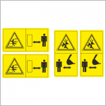 Sinalética JCB JS 175