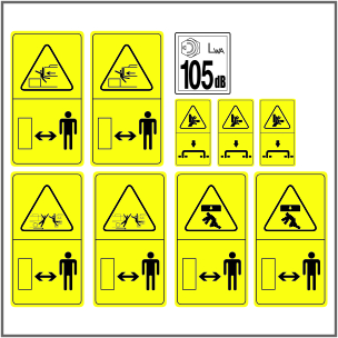 Sinalética Kit Hyundai 320 NLC 7A
